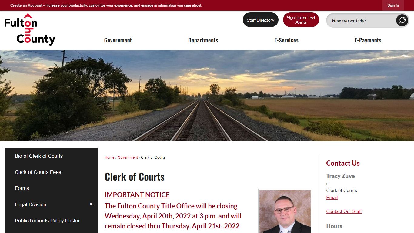 Clerk of Courts | Fulton County, OH - Official Website