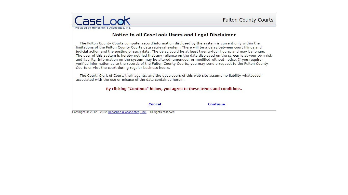 Fulton County Courts - Record Search